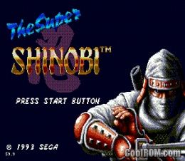 Shinobi 2 sega коды